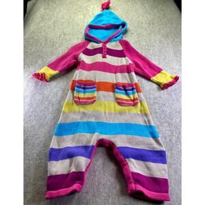 Hannah Andersson Sno Happy Sweater Romper Size 70 6-12 months